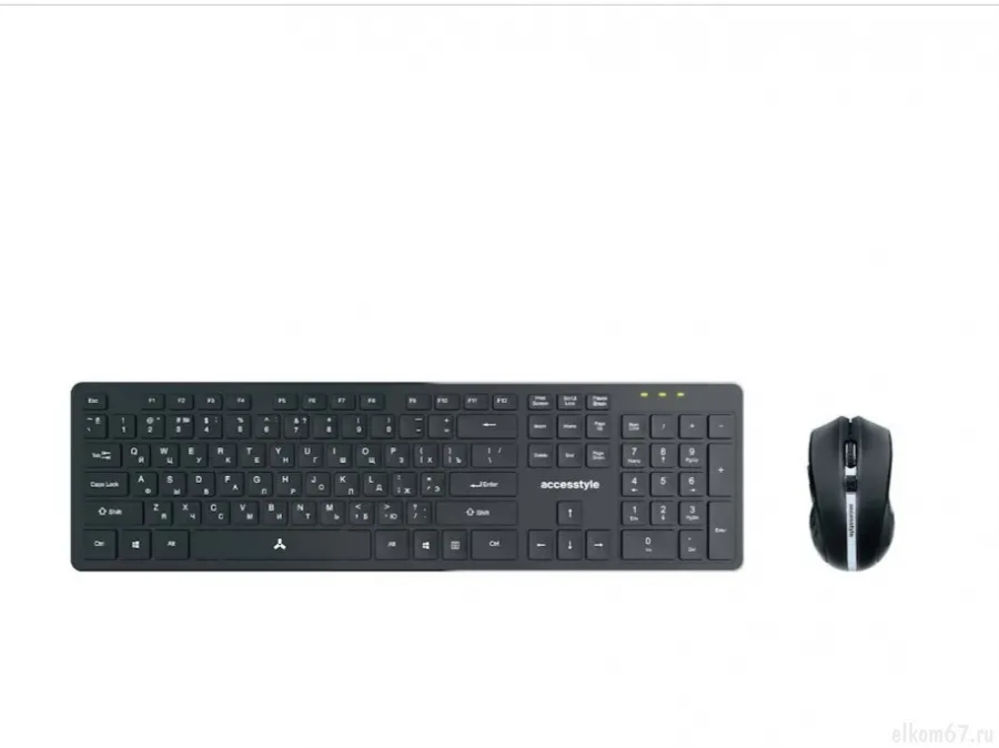Набор беспроводной Accesstyle KM201-ORE Dark Gray: клавиатура K201-ORE, мышь M201-ORE