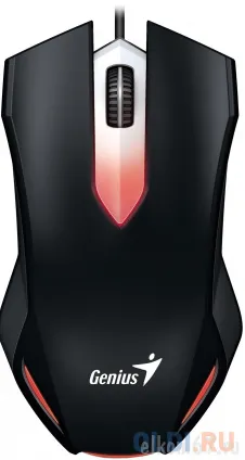  Genius Gaming Mouse X-G200 (Cable, Optical, 1000 DPI, 3bts, USB) Black