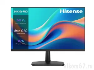 ������� 23.8 Hisense 24N3Q-PRO IPS 1920x1080, 144 ��, 5 ��, 16:9, 250 ��/�, VGA, HDMI 1.4, DP 1.2