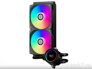 ������� �������� ���������� PcCooler DA240 BK ARGB Soc-AM5/AM4/1200/1700/1851 ������ 4-pin Al+Cu 270