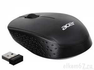 Мышь Acer OMR020 черный оптическая (1200dpi) беспроводная USB (2but)