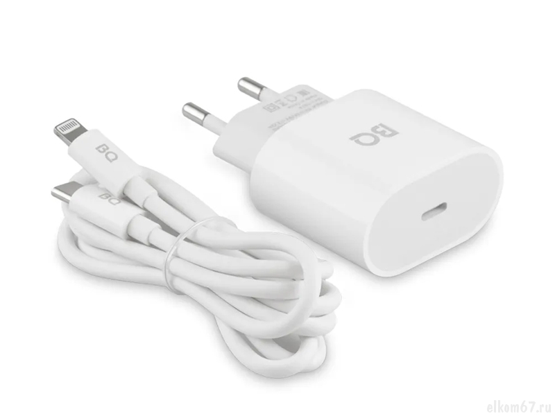    BQ Charger 20W1A02 (Type-C, PD, 20W with Lightning 1,2m cable)