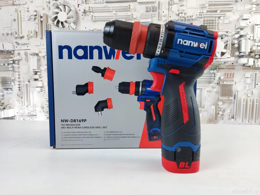 ��������� 4 � 1 Nanwei NW-D8169P-2, 16V, 2���, BL